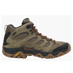 Moab 3 Mid Waterproof Hiking Boots Merrell Men Olive Gum